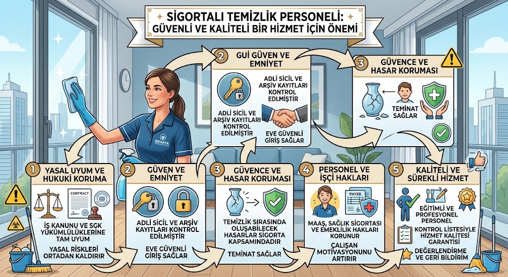 Sigortalı temizlik personeli neden önemlidir?